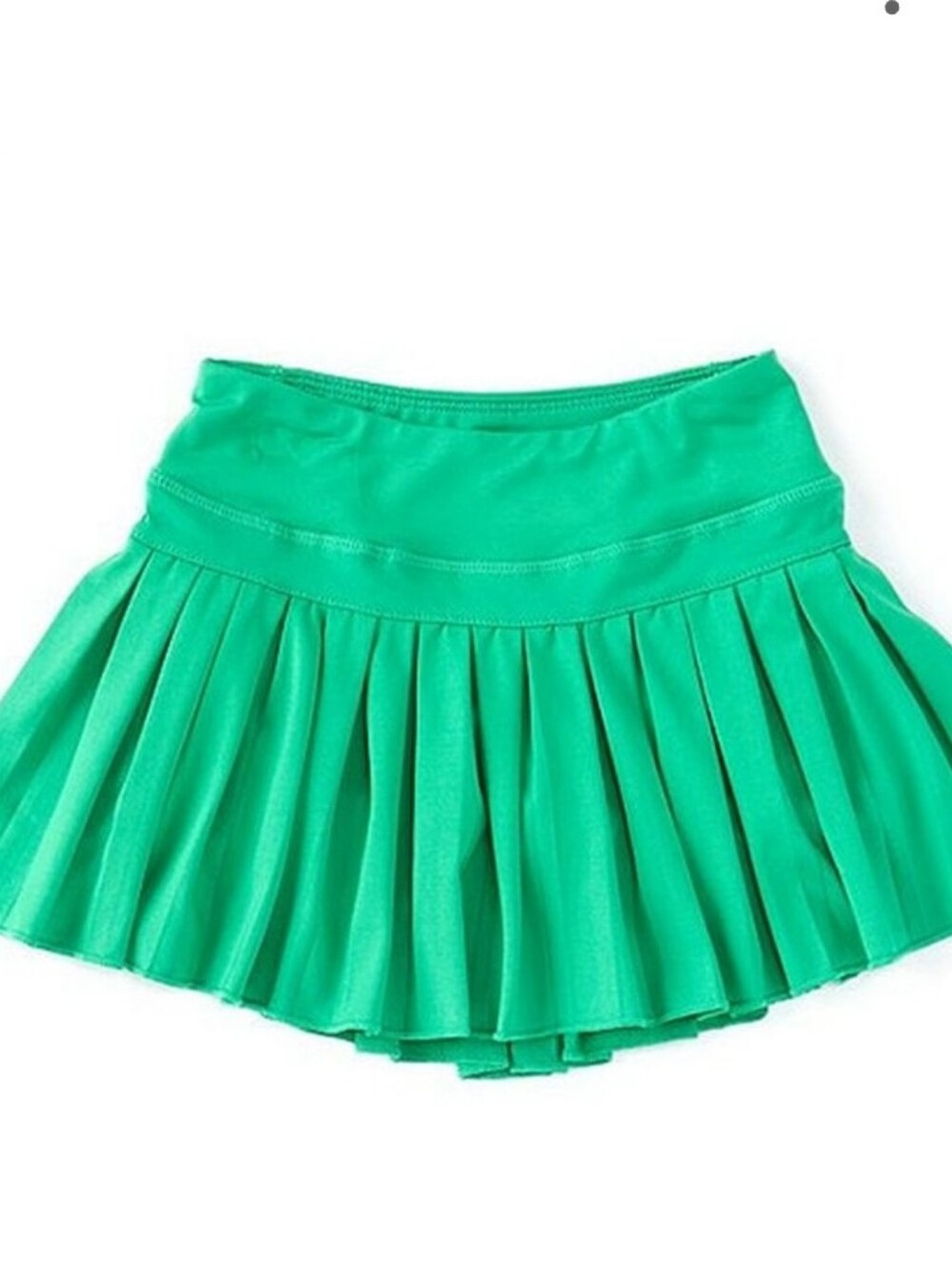 GB girls Bright Green Pleated Tennis Skirt